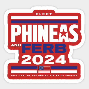 Phineas Ferb 2024 Sticker